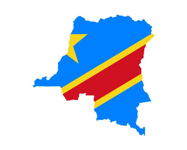 Democratic Republic of Congo Flag